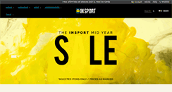 Desktop Screenshot of insport.com.au